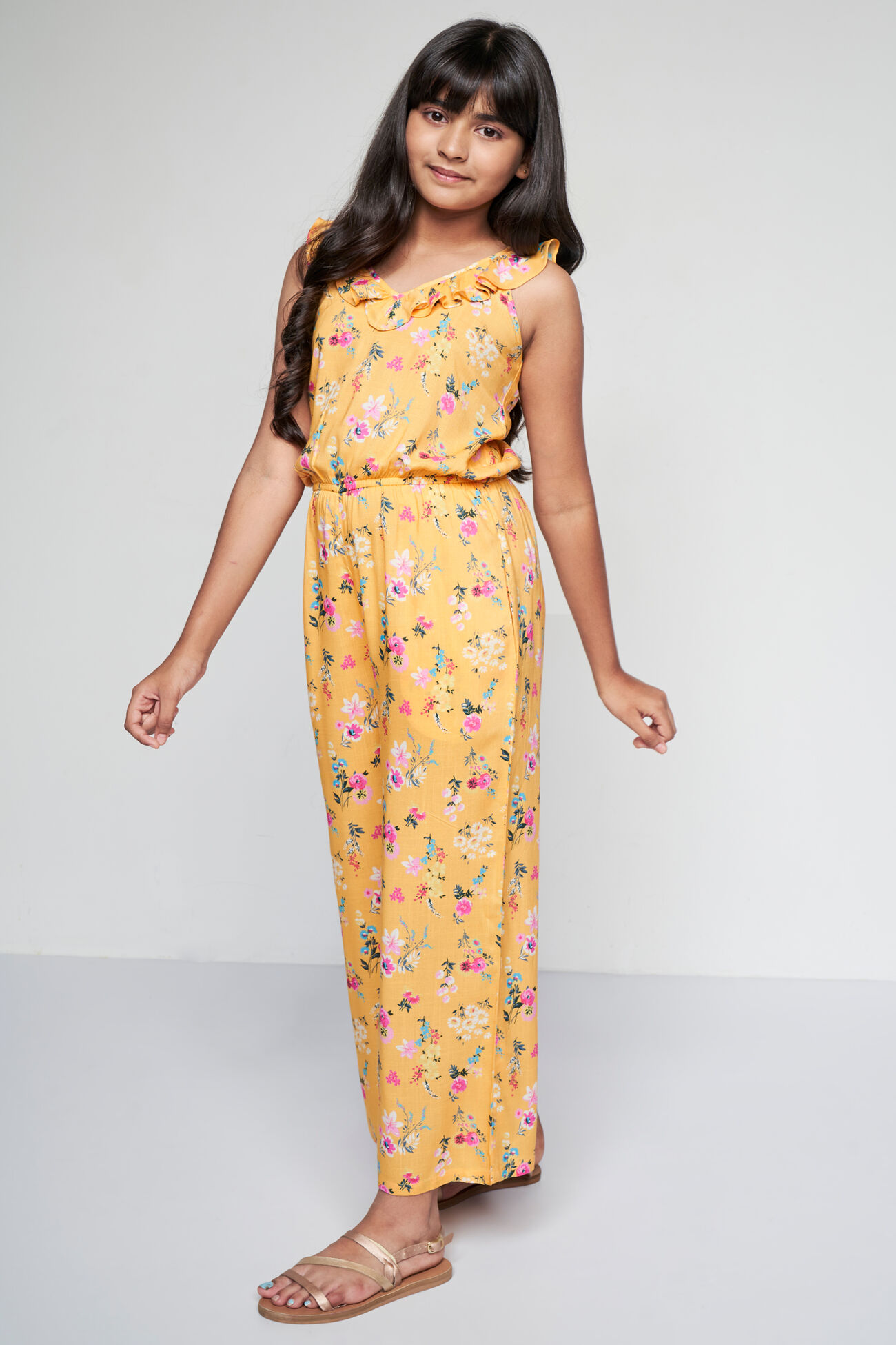 Basking In The Sun Jumpsuit, Yellow, image 2